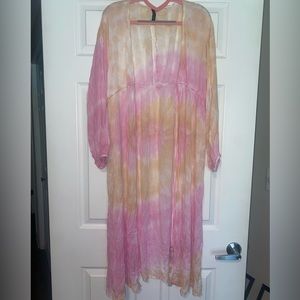 Boho Me Women’s Tie Dye Swim Suit Cover Up